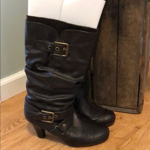 Chocolate brown boots👢